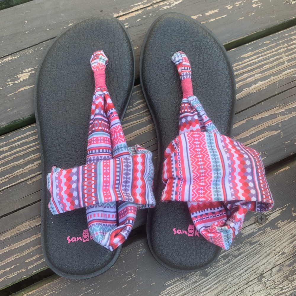 Sanuk Yoga Mat sandal, size 8